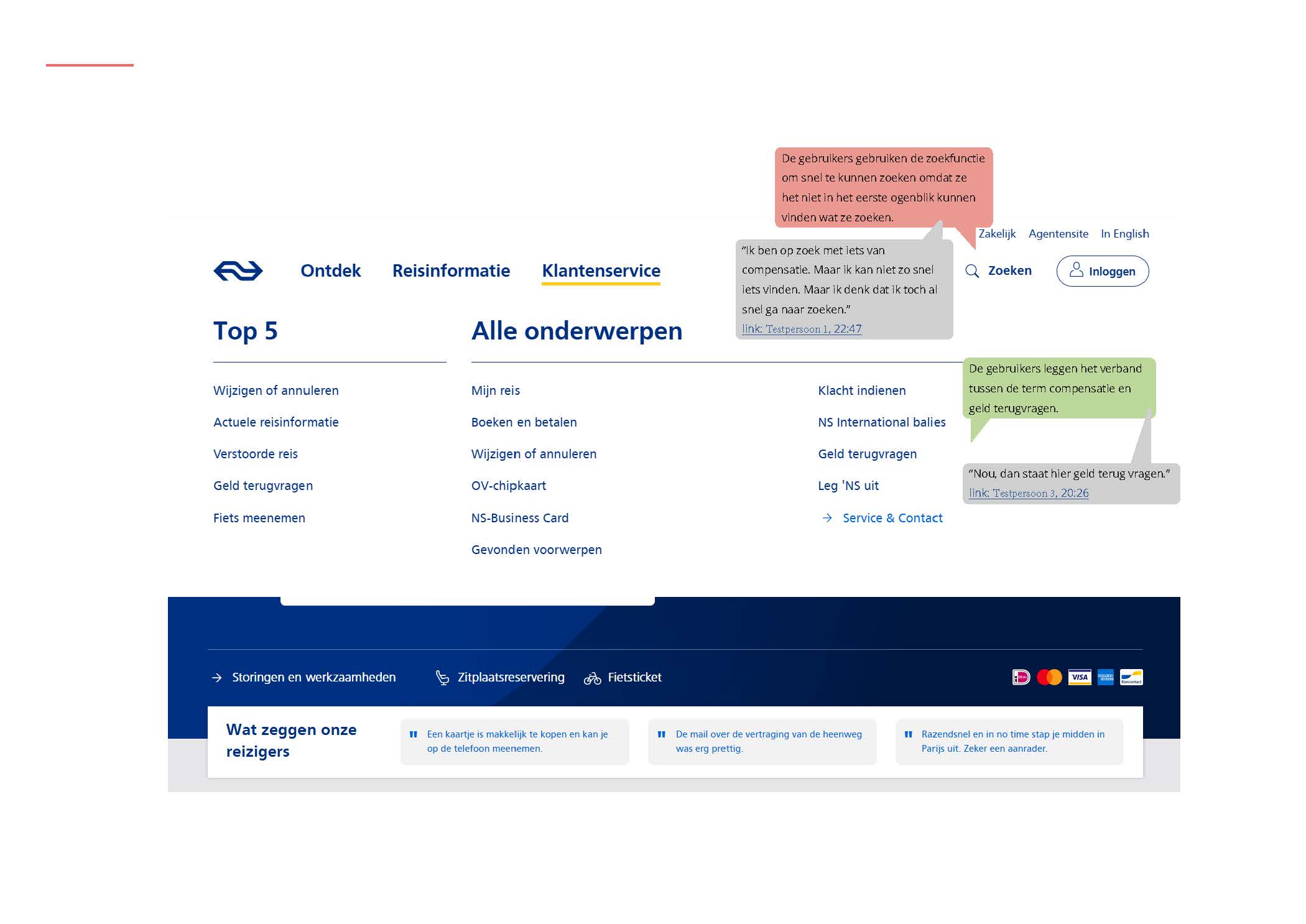 Analyse 6 — klantenservice en compensatie