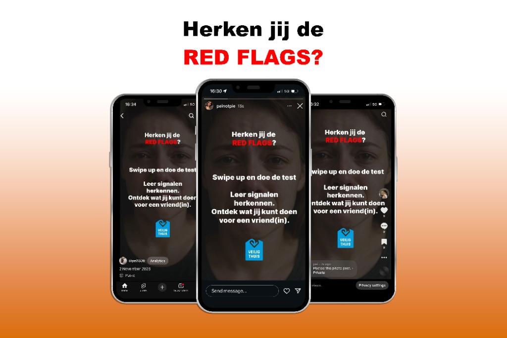 Social media campagne Herken jij de Red Flags?